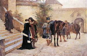 Oproštaj Petra i Katarine Zrinski u Čakovcu 1670.