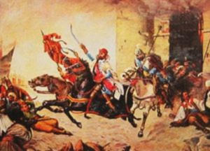 Oton Iveković, Juriš Nikole Šubića Zrinskog iz Sigeta 1566.