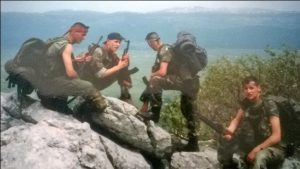 Ratnici „dječjih lica“ na jednoj od čuka
