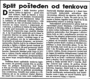 Izvor: Nedjeljna Dalmacija, 29.9.1991. Andrija Matijaš-Pauk postao je jedan od heroja Domovinskog rata. Poginuo je 9. listopada 1995. kod Mrkonjić-Grada tijekom Operacije „Južni potez“.